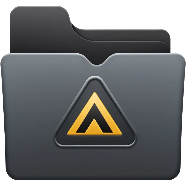 computer folder icon black text web design emoji
