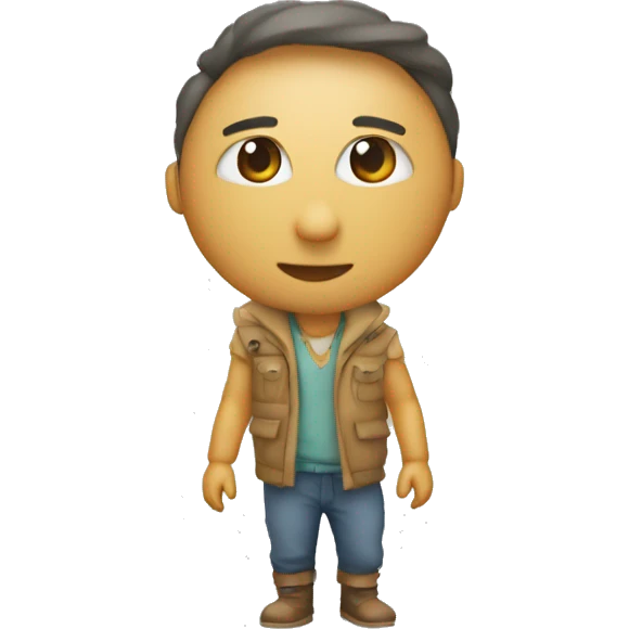 Carita con cicatriz en el ojo emoji