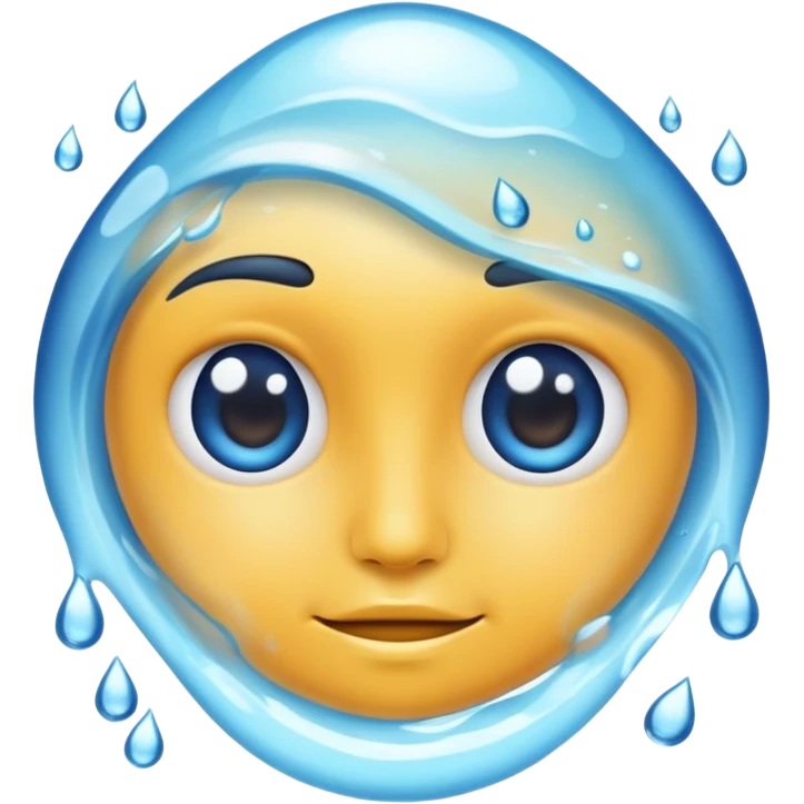 Face waterfall emoji