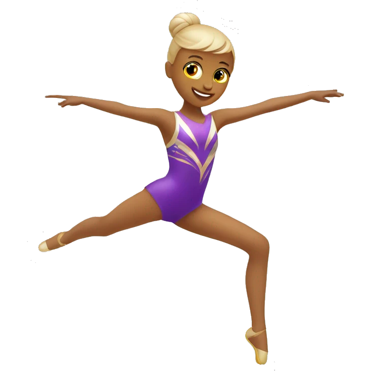 Rhythmic Gymnastic with ball emoji