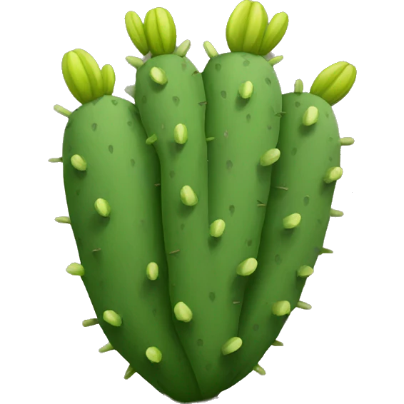 round Nopal emoji