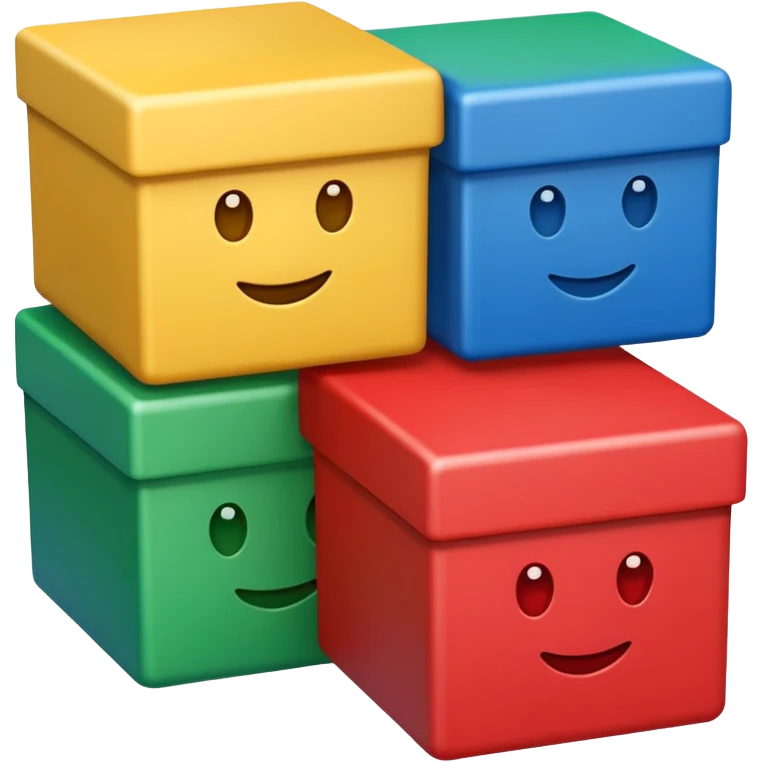 emoji of three classicboxes emoji