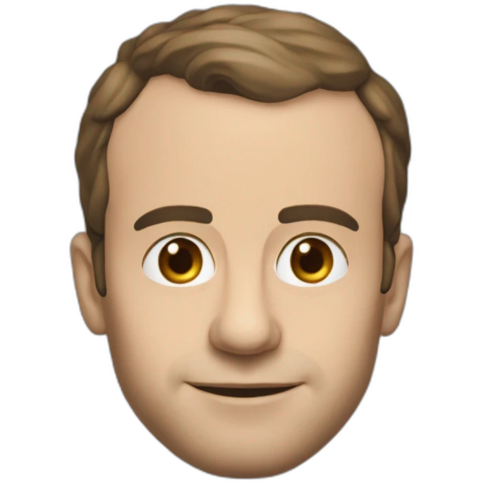 Macron avec un slip sur la tête emoji
