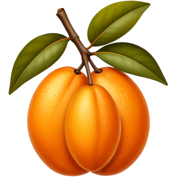 Loquat emoji emoji