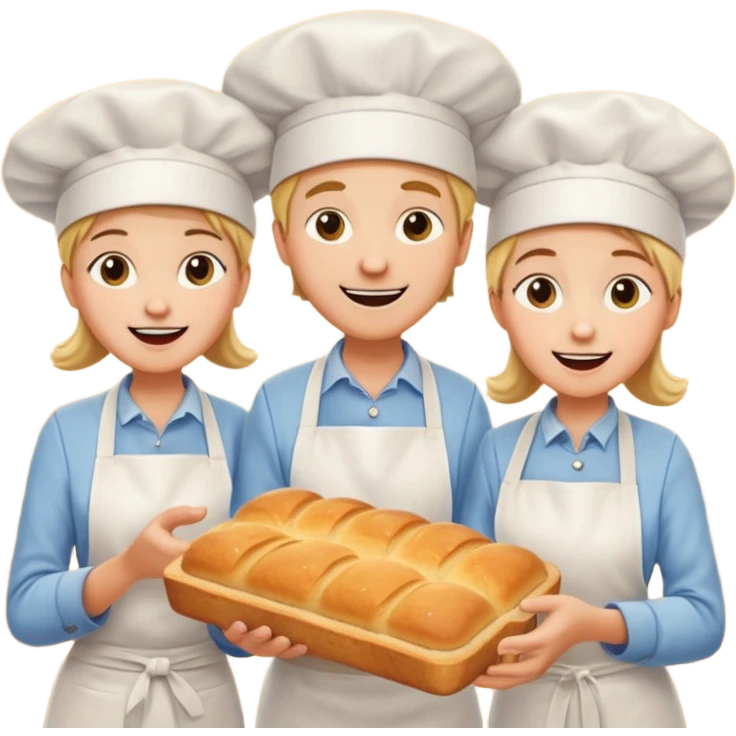 Goofy bakers emoji