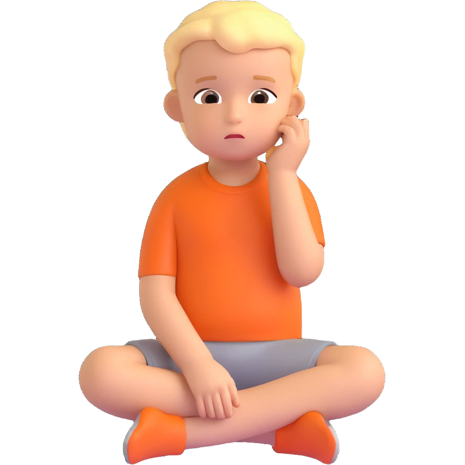 happy single thinking children emoji