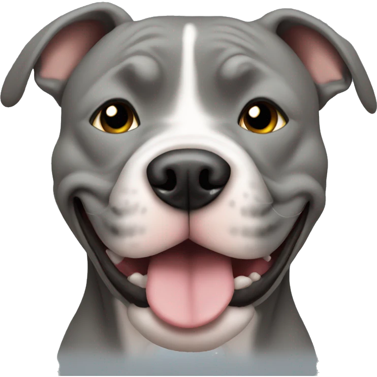 grey pitbull emoji