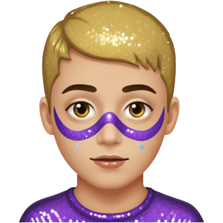 glitter cian web cam emoji