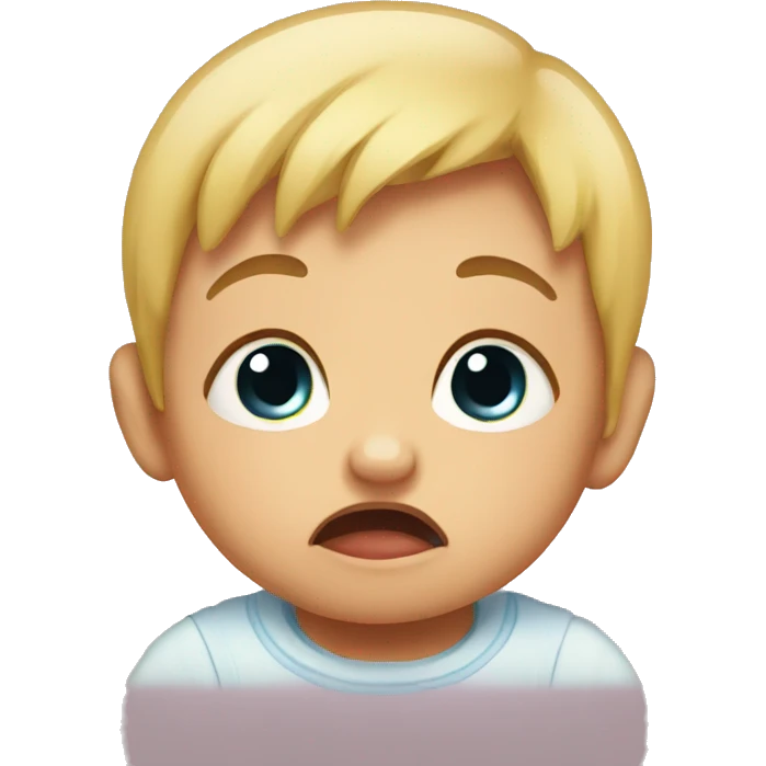Baby cry emoji