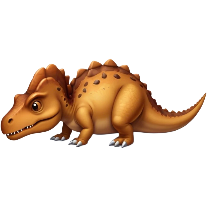 tired office dinosaur lying on the floor emoji