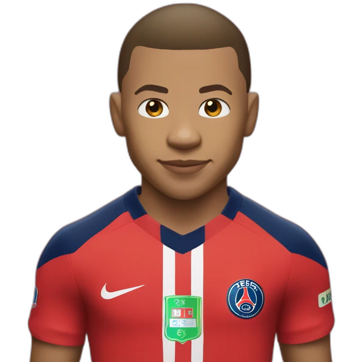 kylian mbappe, psg, buff, world cup, soccer emoji