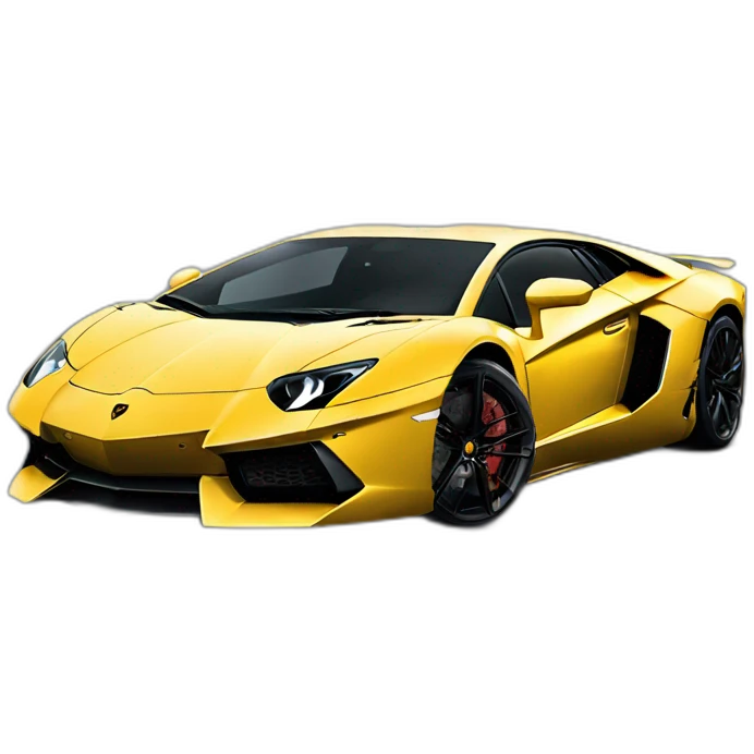 Lamborghini Aventador emoji
