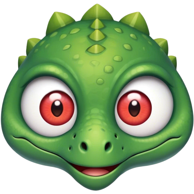 dinosaur eyes hearts emoji