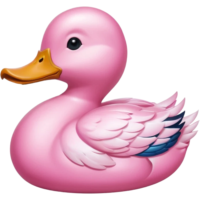 Swimming Duck light pink emoji