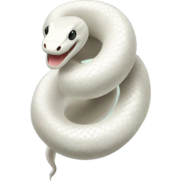 white snake emoji