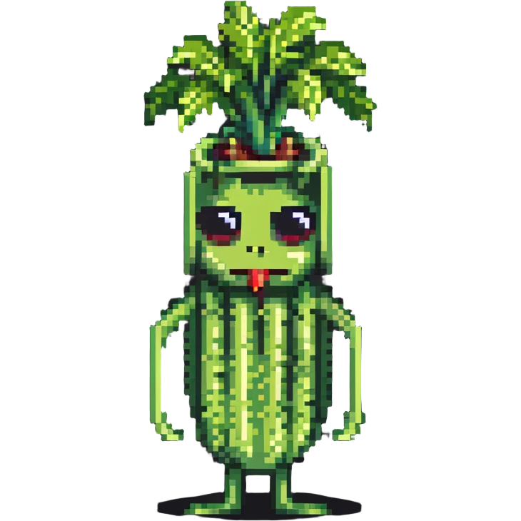 anthropomorphic celery emoji