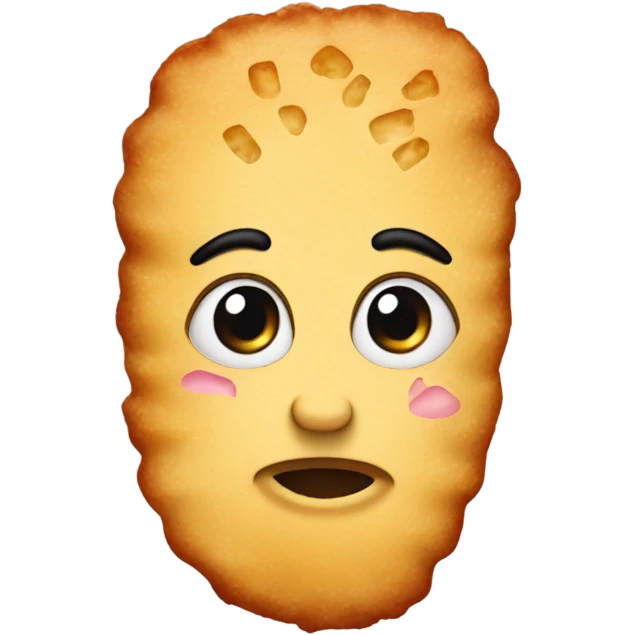 Hashbrown with a tattoo  emoji