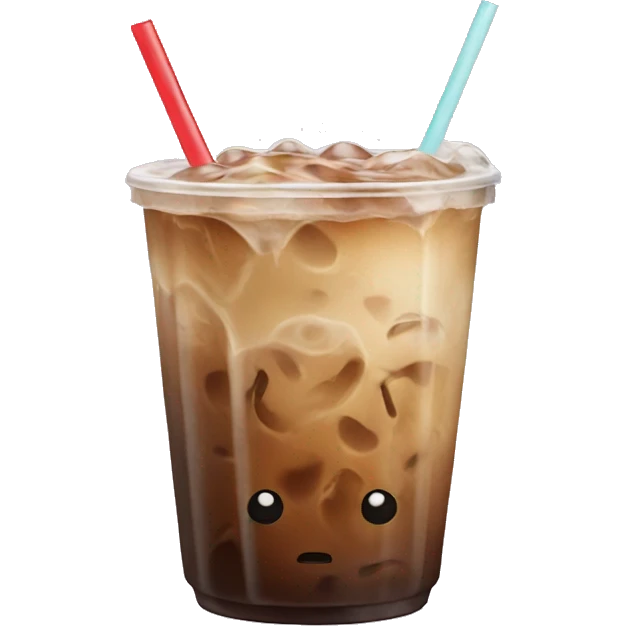 Iced coffee emoji