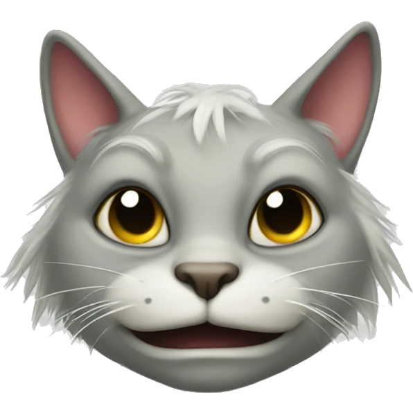 Cat troll face emoji
