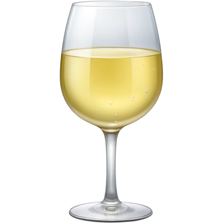 a glass of white wine emoji