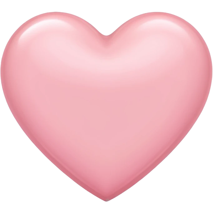 Light pink heart  emoji
