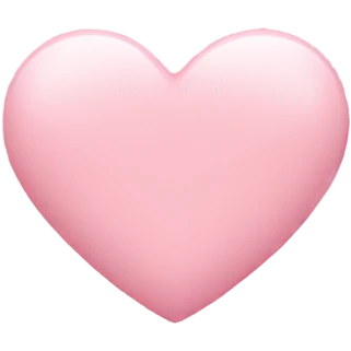 Baby pink heart  emoji