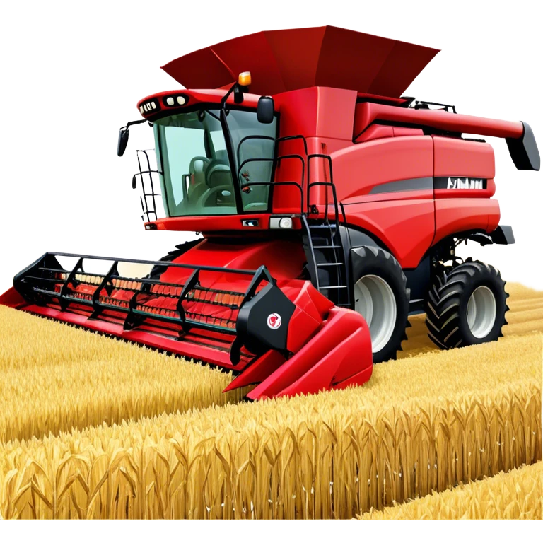Combine Harvester - Case IH 8250 (Model Year: 2022) (Iconic colour: Red) emoji