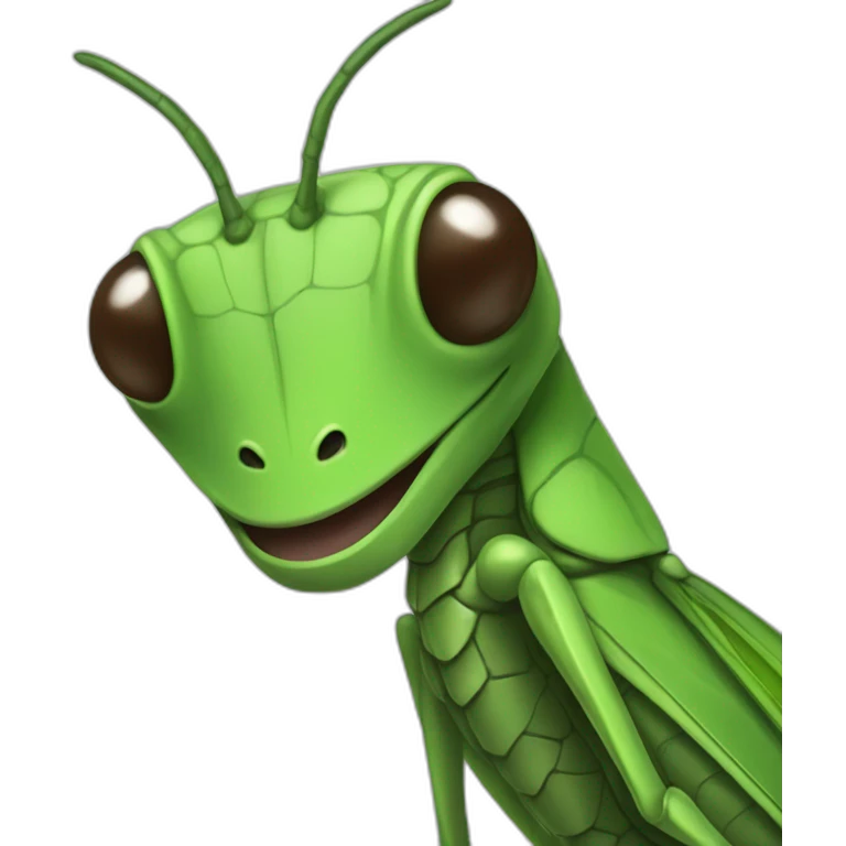 cute mantodea emoji