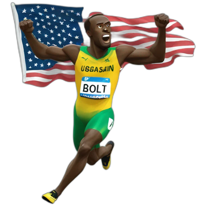 Usain Bolt emoji