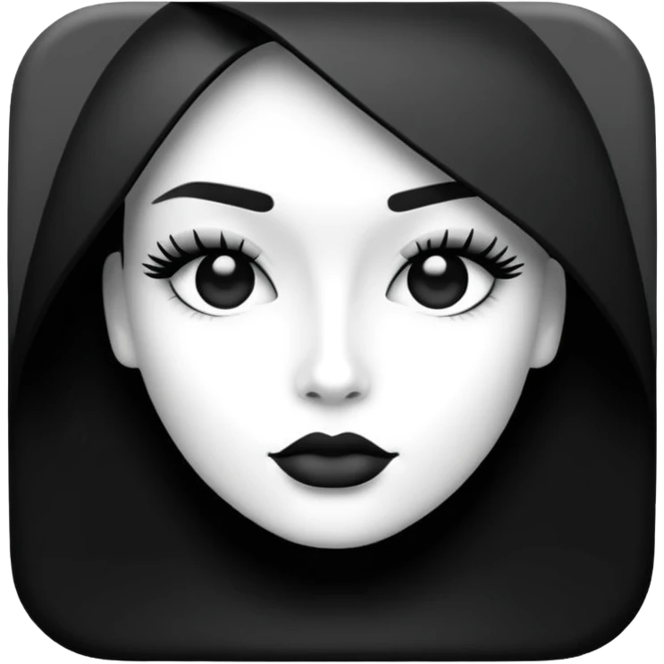 square icon depicting fashion emoji