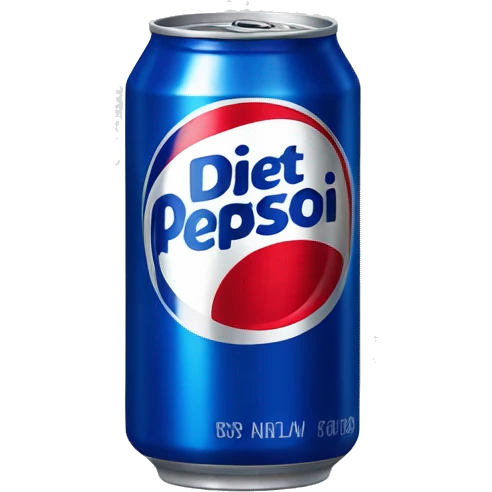 Diet Pepsi can emoji