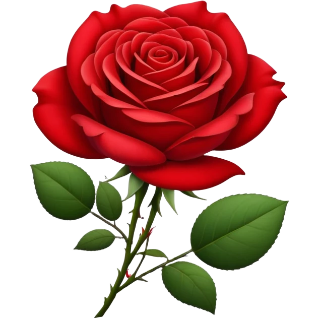 Rose flower emoji