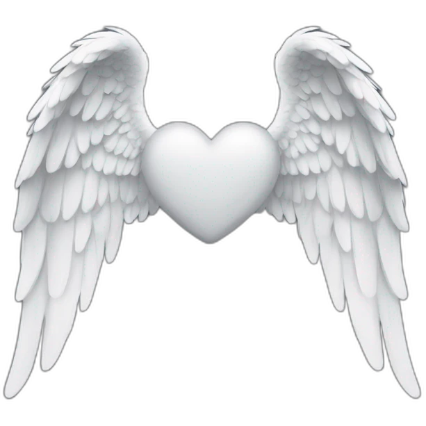 small angel wings emoji