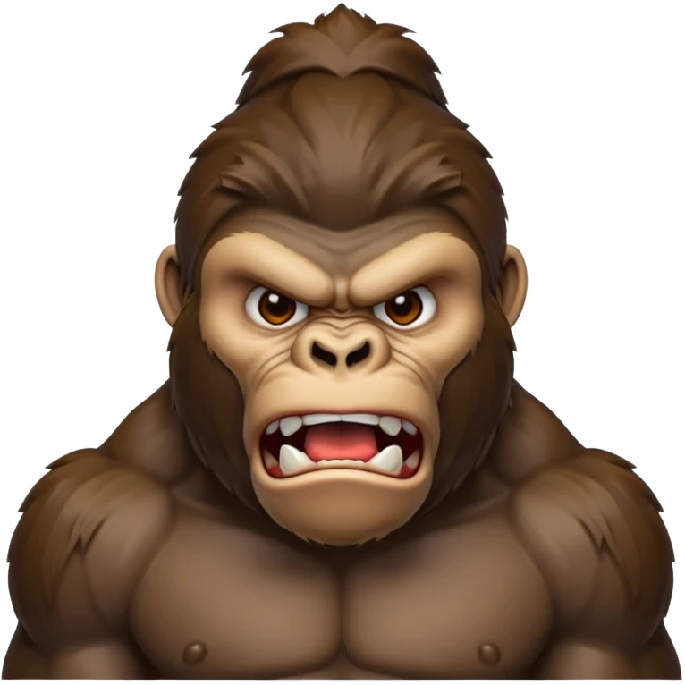 angry gorilla emoji