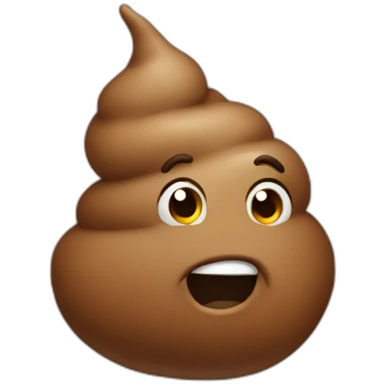 Realistic poop emoji