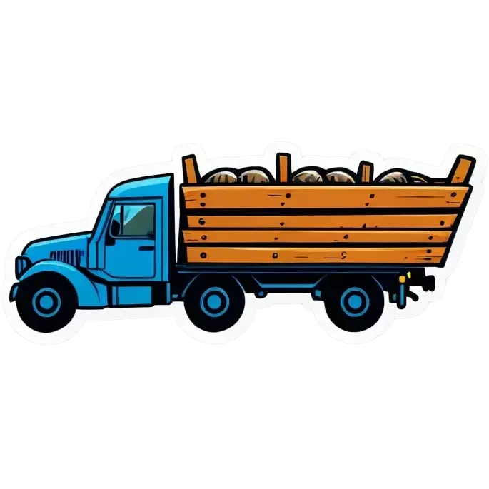 lkw mit holzbeladen emoji