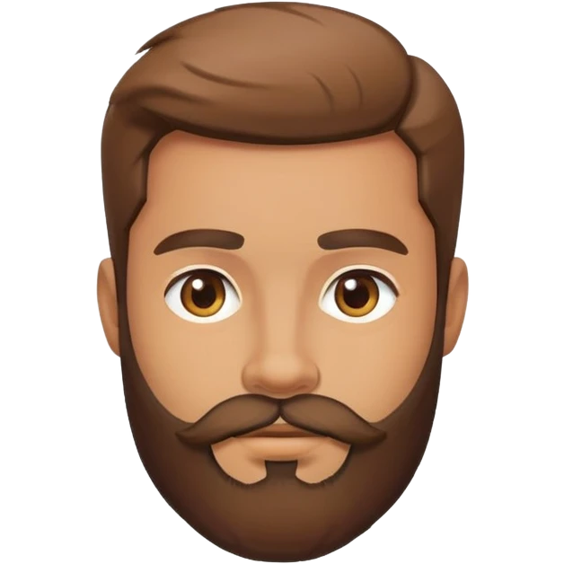 Man beard ai  emoji