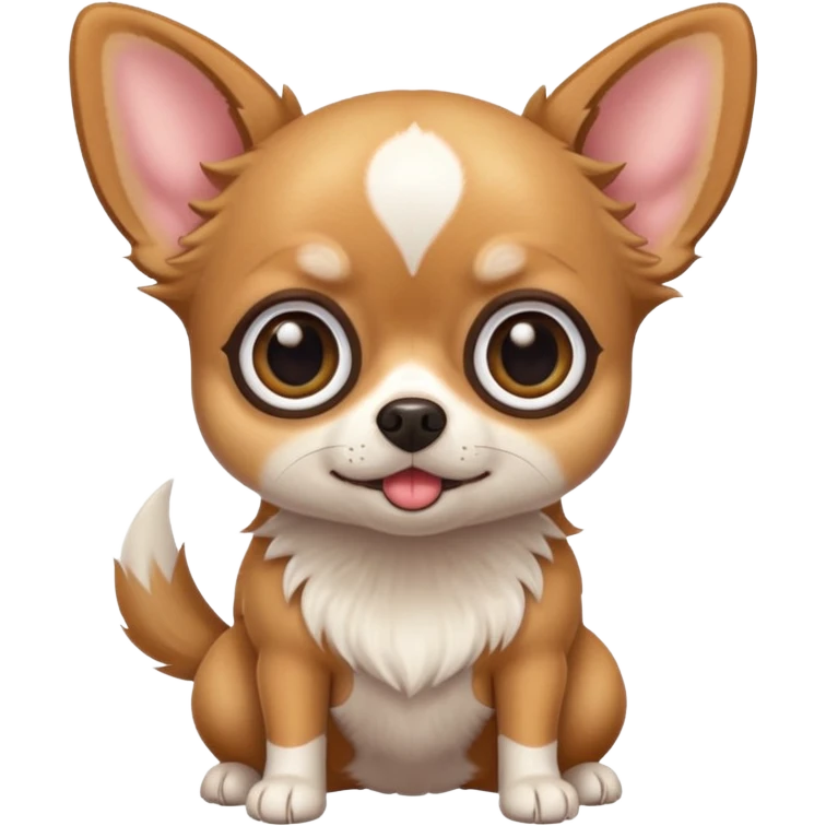 Mind blown chihuahua  emoji