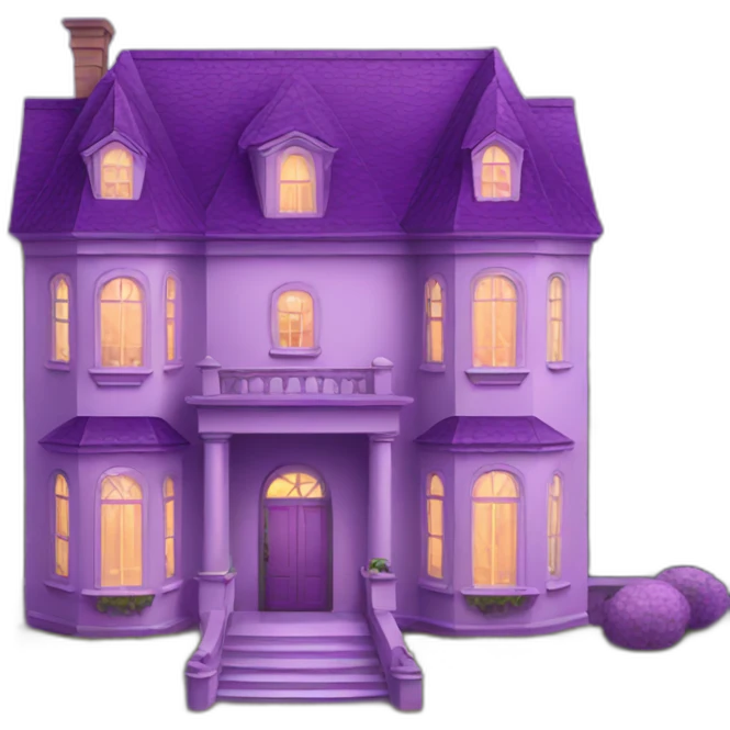 purple mansion emoji
