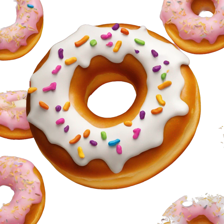 Crème filled donut emoji