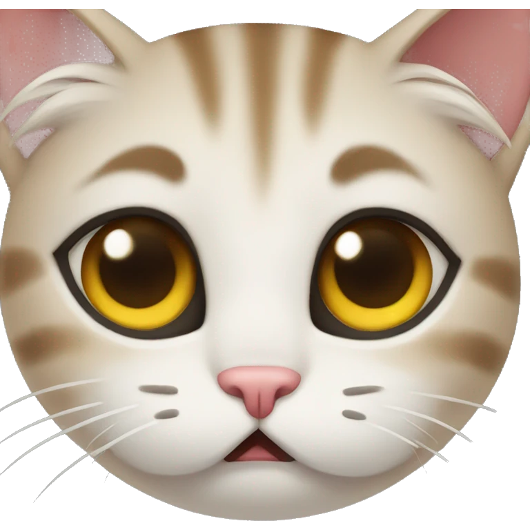  A cat upset emoji