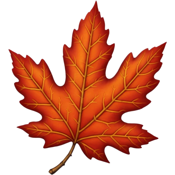red birch leaf  emoji