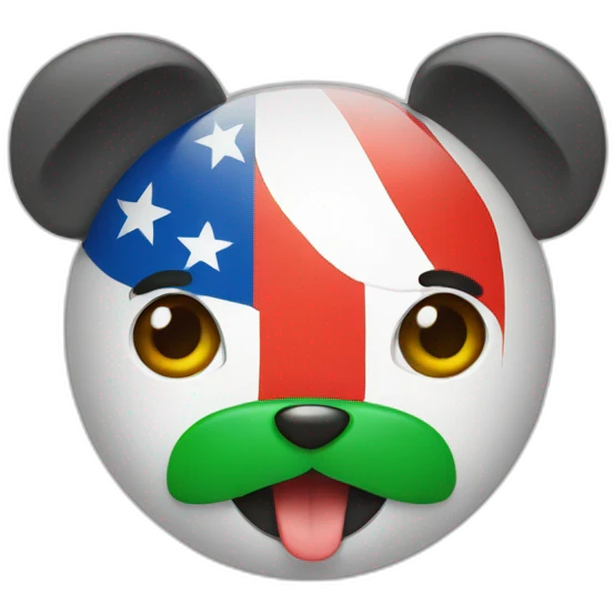Chat tricolore emoji
