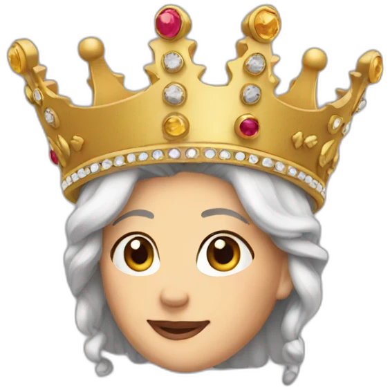 Queen crown emoji