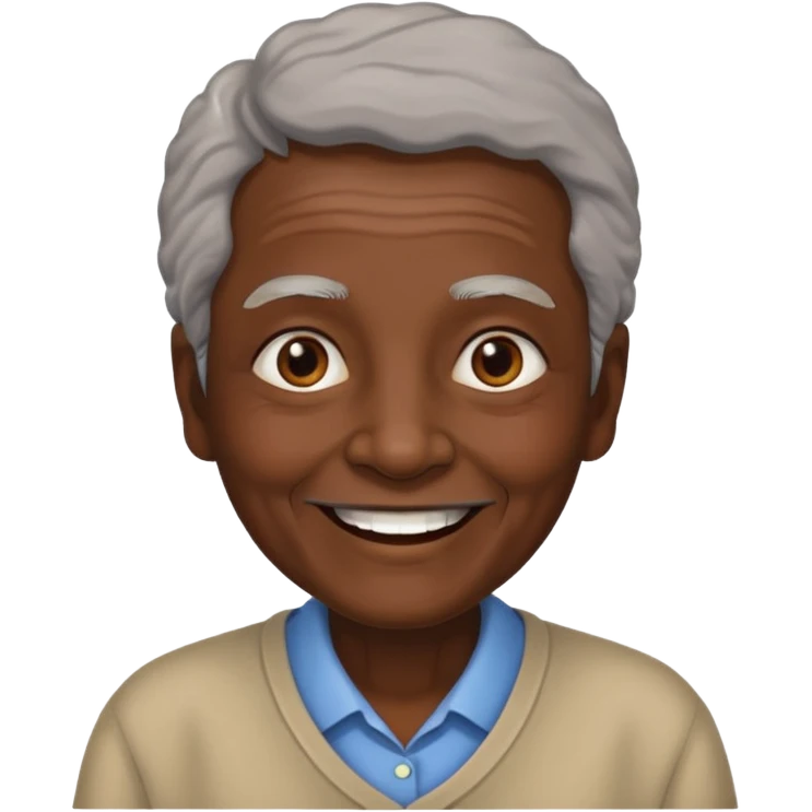 👨🏿‍🦳 emoji