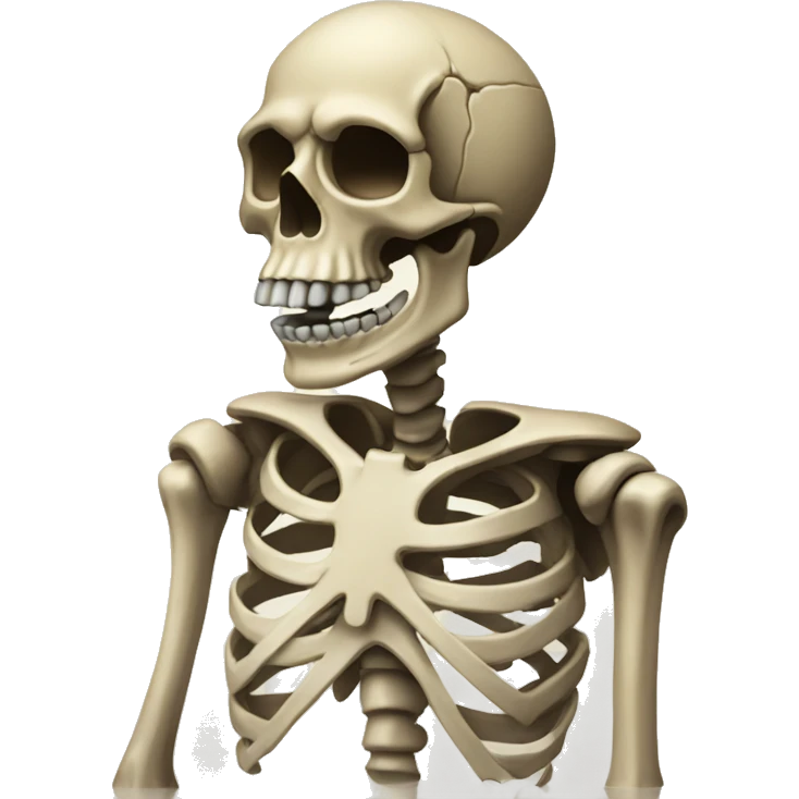 Skeleton savage emoji
