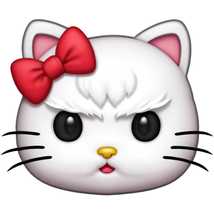 Angry hello kitty  emoji