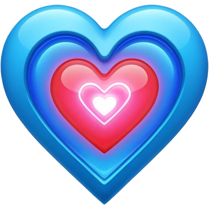 ECR plasma heart shaped emoji