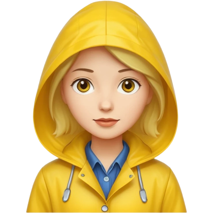 Raincoat Pedestrian woman emoji