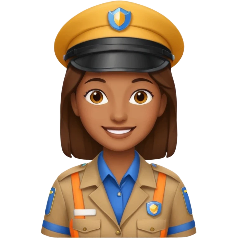 woman courier emoji